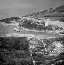 Campingplatz in Tenero, 1965.