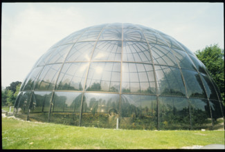 Greenhouses in Botanical Garden Zurich 1986.