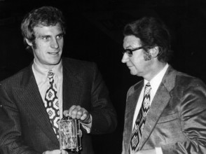 Rudi Altig and Heinrich Hächler, 1971.