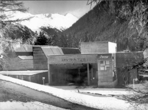 Davos, new built conference hall; 1969.