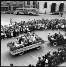 Festival of the people of Jura in Delémont, 1955.