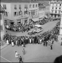 10th festival of the people of Jura in Delémont, 1957.