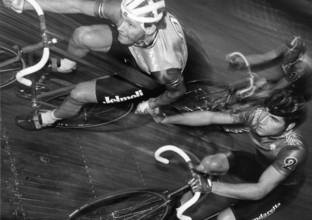 Zurich Sixdays 1988: Daniel Wyder, Bruno Holenweger.