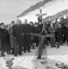 Funeral of Marie-Louise Ritz, 1961.