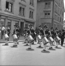 Drummer festival in the eastern part of Switzerland, 1959.