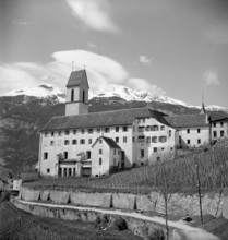 Chur: alter Schanfiggerweg, Roman Catholic seminary, St. Luzi church ; 1940.