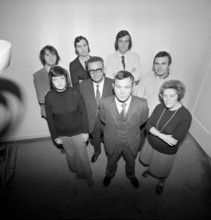 Team of the magazine L'Illustré, 1972.