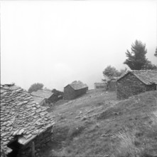 Indemini, Ticino mountain village; 1960.