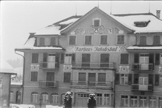 Hotel Jakobsbad in winter 1963.