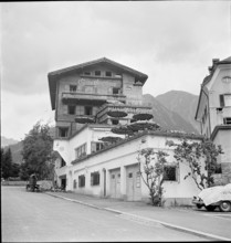 Klosters, Hotel Chesa Grischuna,  1940.