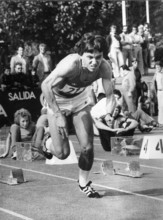 Swiss Championships 1975 Olten, 200m: Peter Muster.