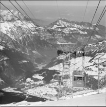 Titlis funicular railway, 1967.