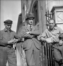 Swiss donation: craftsmen for Luxembourg, 1945.