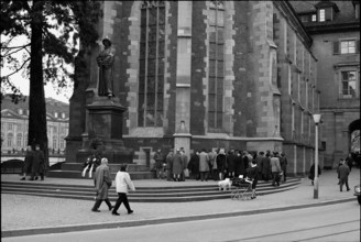Czech students on hunger strike in Zurich, 1969.