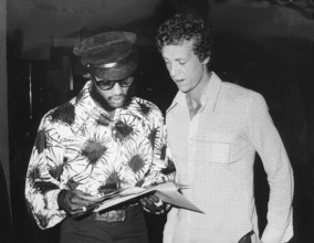 Rod Milburn and Guy Drut in Zurich 1973.