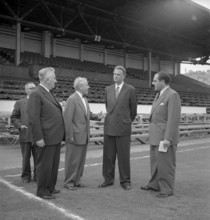 Evangelist Billy Graham in Zurich, 1955.