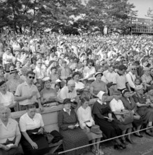 Evangelist Billy Graham in Zurich, 1955.