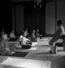 Yoga school in Zurich, 1953.