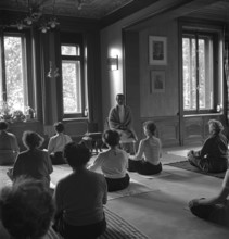 Yoga school in Zurich, 1953.