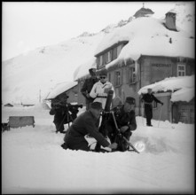 Avalanche in Andermatt; 1951.