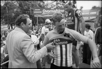 Tour de Suisse 1978: Vögeli und stage winner Roland Salm.