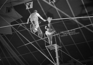 Isabella Nock, Swiss circus artiste, 1964.