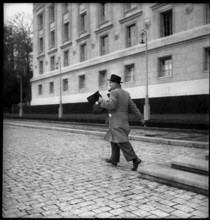 Paul Bonny, accused, trial against Swiss Nazis; 1947.