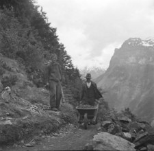Miners; Kandergrund coal mine; 1940.