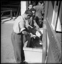 refugees in the  Varembé camp; 1942.
