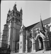 Cathédrale Lausanne 1942.