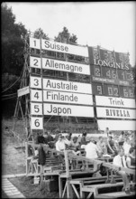 World Championchip on the Rotsee 1962: Scoreboard.