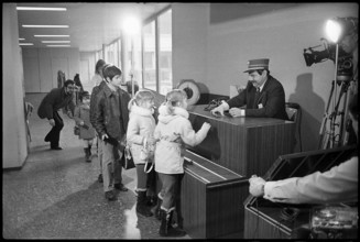 Telerecording with 'Blick-twins' to: 'Treffpunkt Airport' 1970.