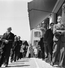 Witsun procession in the Valais, 1941.
