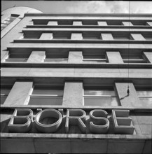 Zurich Stock Exchange, 1952.