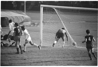 NLA 1968/69: FC Zürich - Servette FC; Keeper Barlie.