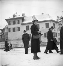 News vendor, 1946.