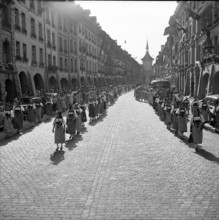 Berne, National holiday celebration, new voters; 1952.