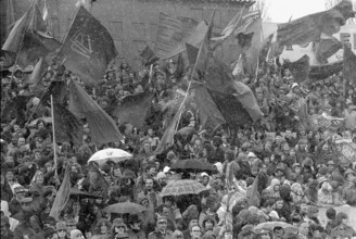 Cup final 1975: FC Basel - FC Winterthur; Basel spetators.