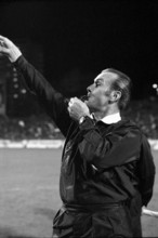 International match Switzerland - Italy 1972: referee Tschenscher.