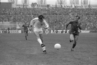 Cup final 1975: FC Basel - FC Winterthur; Künzli, Ramseier.