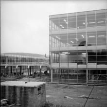 Technical University Brugg-Windisch, building site 1968.