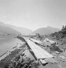 N2 Gotthard-Chiasso near Melide, 1963.