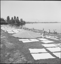 Washing at Lake Constance, 1944.