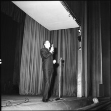 Peter Kraus on tour in Switzerland 1960.