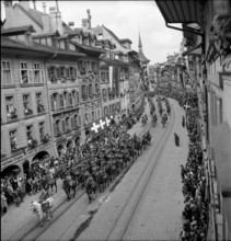 Military parade to the end of war, Berne 19. 8. 1945.