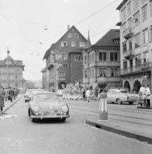 Carnival parade in Zurich, 1960.