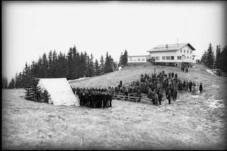 Hubertus mass in Engelberg, 1964.