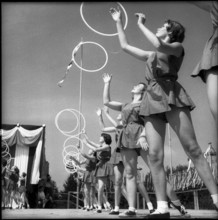 Children's party in St. Gallen, 1955.