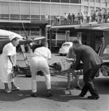 TCS travel insurance; transportation of sick person by airplane and ambulance 1969.