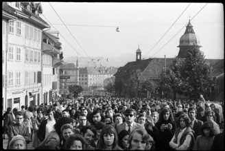 Jo Siffert's funeral, Fribourg 1971.